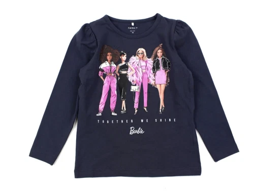 Name It india ink glitter Barbie top